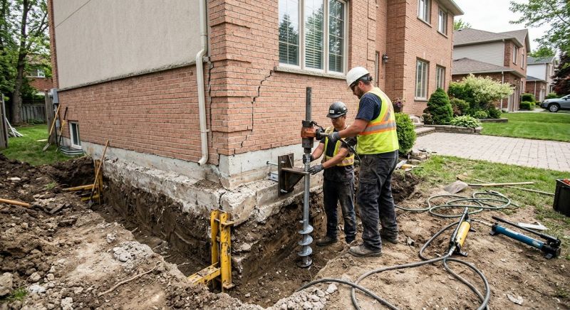 Sinking Foundation Repair