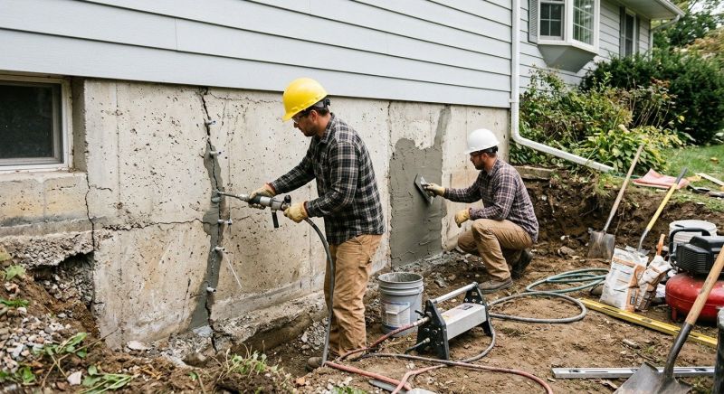 Basement Foundation Repair in Gardner, KS
