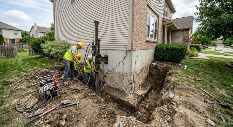 Basement Foundation Repair in Lawrence, KS