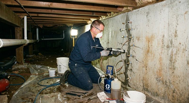 Basement Foundation Repair in Paola, KS
