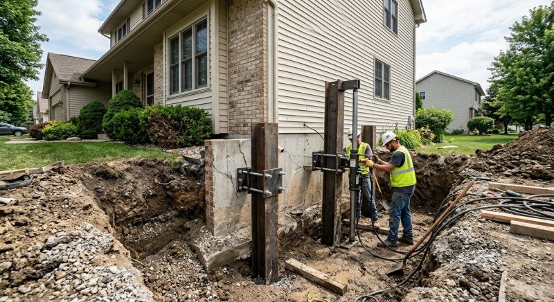 Basement Underpinning in Ottawa, KS