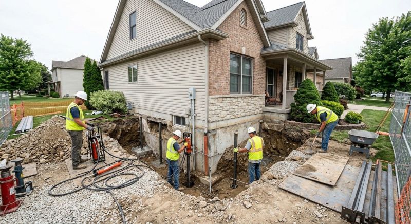 Building Foundation Repair in Eudora, KS