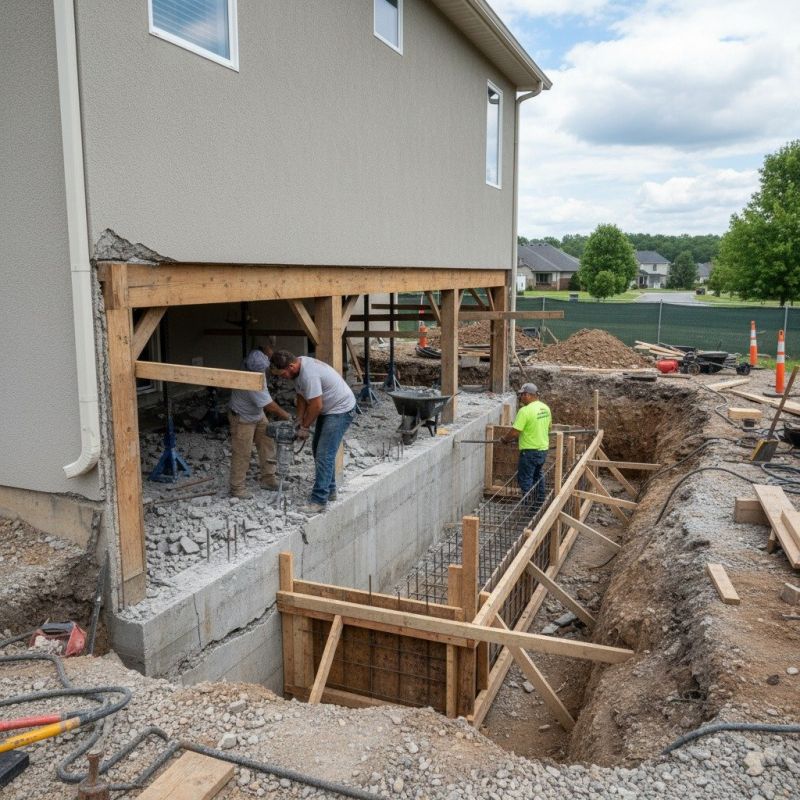 Building Foundation Repair in Gardner, KS
