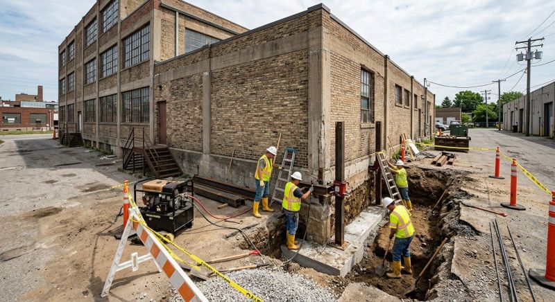 Building Foundation Repair in Lawrence, KS