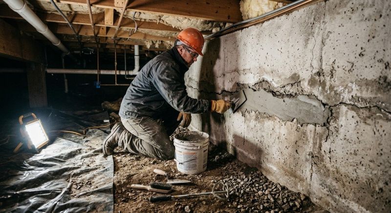 Cracked Foundation Repair in Lawrence, KS