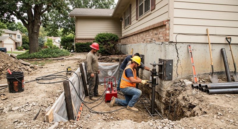 Cracked Foundation Repair in Osawatomie, KS