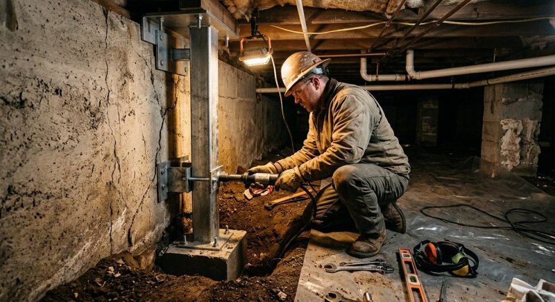 Crawlspace Foundation Repair in Eudora, KS
