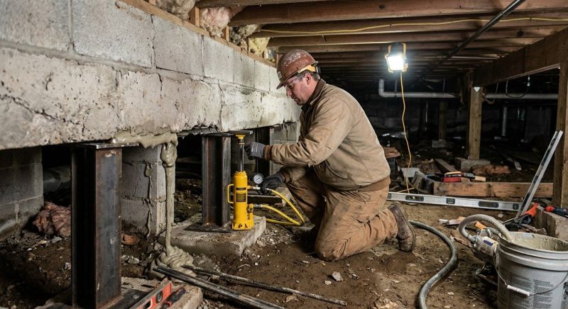 Crawlspace Foundation Repair in Wellsville, KS