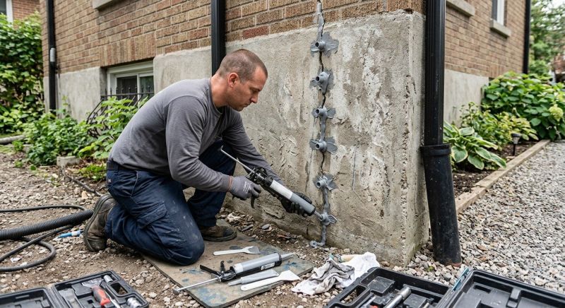 Foundation Crack Repair in Lyndon, KS
