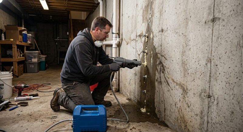 Foundation Cracks Repair in Ottawa, KS