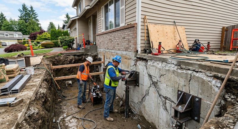 Foundation Damage Repair in Lyndon, KS