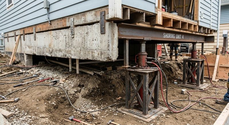 Foundation Jacking in Eudora, KS