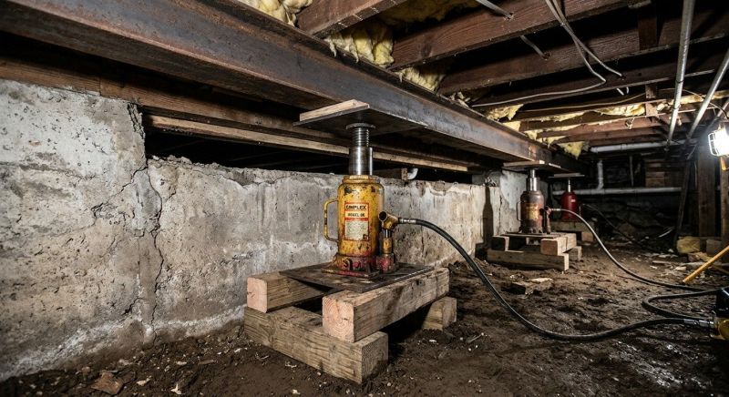 Foundation Jacking in Gardner, KS