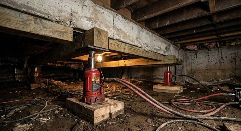Foundation Jacking in Garnett, KS