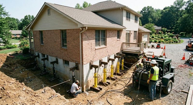 Foundation Jacking in Lawrence, KS