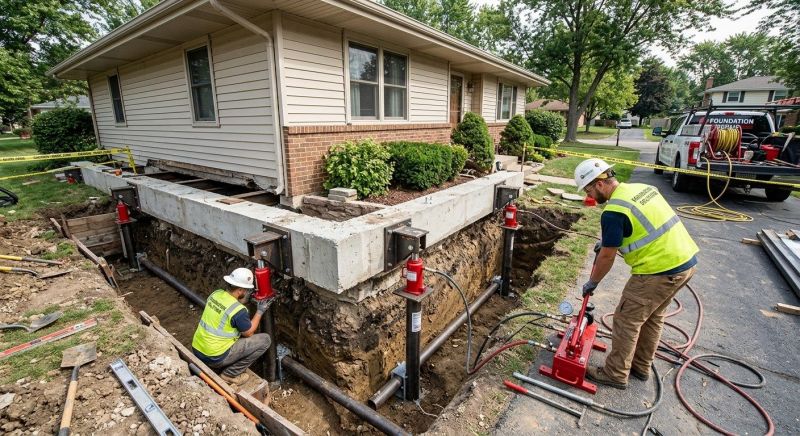 Foundation Jacking in Ottawa, KS