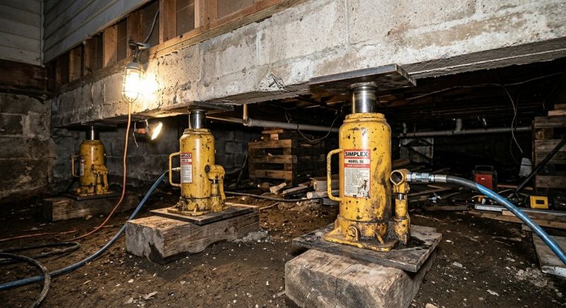 Foundation Jacking in Lyndon, KS