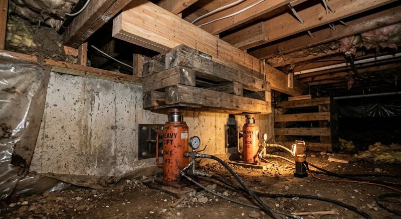 Foundation Jacking in Osawatomie, KS