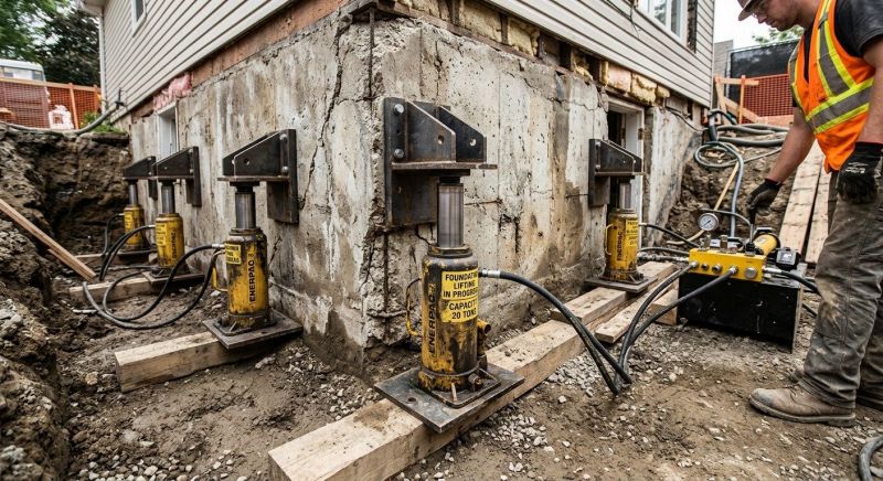 Foundation Jacking in Osawatomie, KS