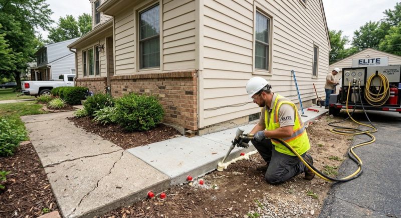 Foundation Lifting in Lawrence, KS