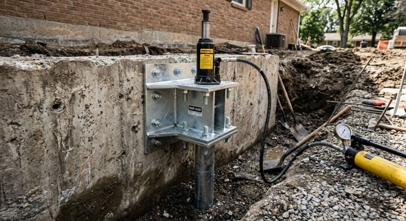 Foundation Pier Leveling in Ottawa, KS