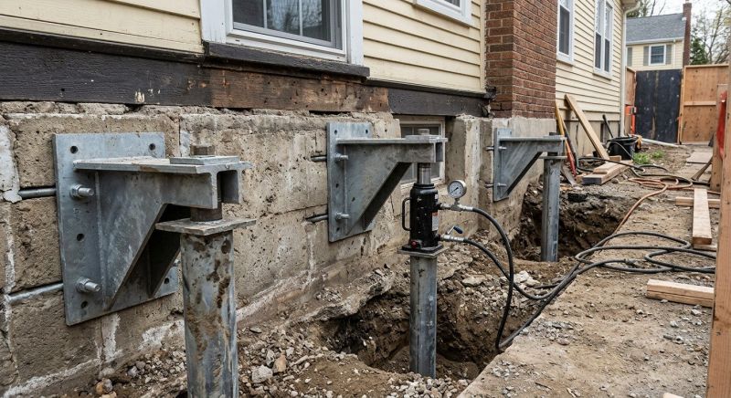 Foundation Pier Leveling in Ottawa, KS