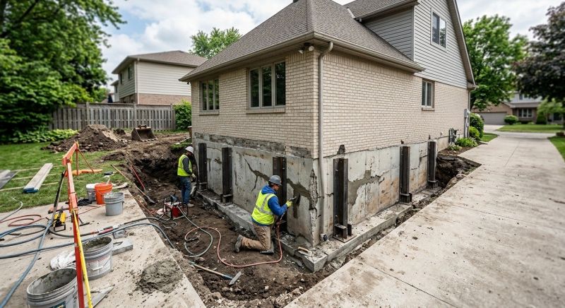 Foundation Pier Repair in Ottawa, KS