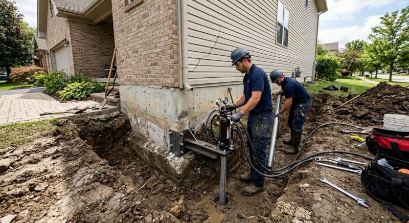Foundation Settlement Repair in Ottawa, KS
