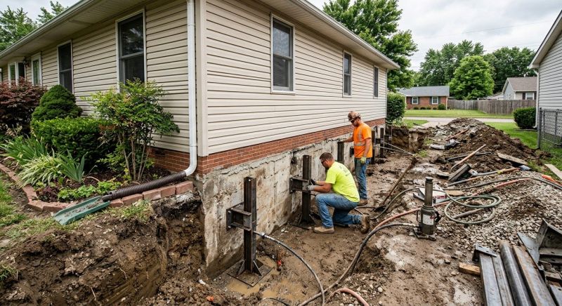 Foundation Stabilizing in Eudora, KS