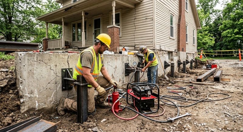 Foundation Stabilizing in Eudora, KS