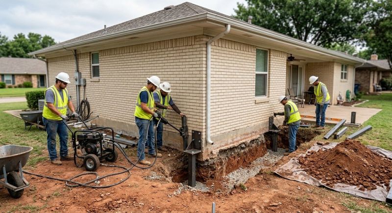 Foundation Stabilizing in Lawrence, KS