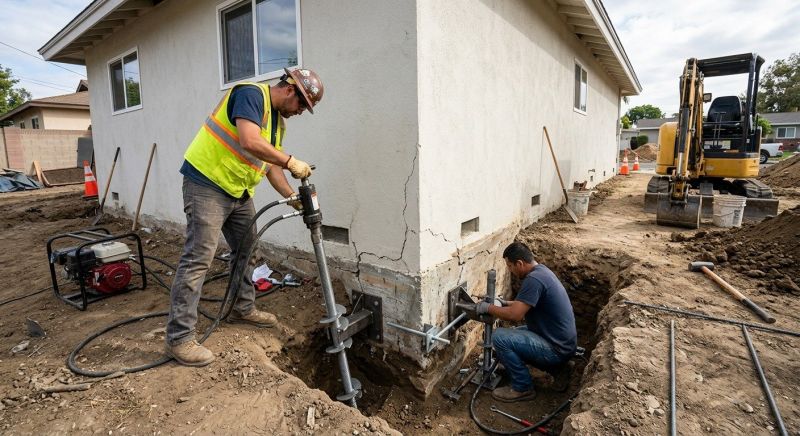 Foundation Stabilizing in Lawrence, KS