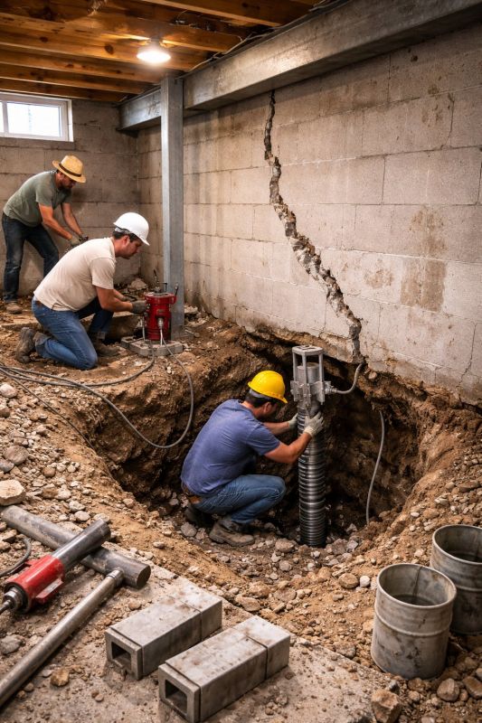 Foundation Structural Repair in Gardner, KS