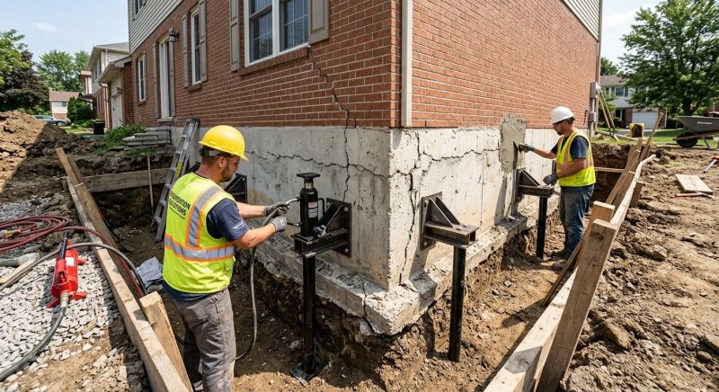 Foundation Structural Repair in Wellsville, KS