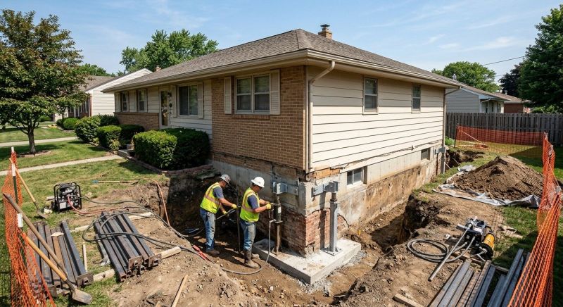 Foundation Underpinning in Ottawa, KS