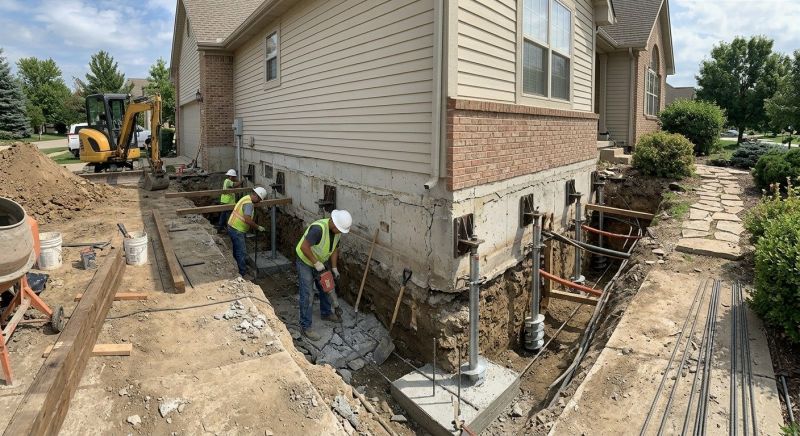Foundation Underpinning in Ottawa, KS