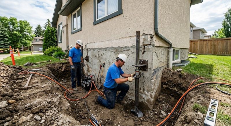 Helical Piers Installation in Ottawa, KS
