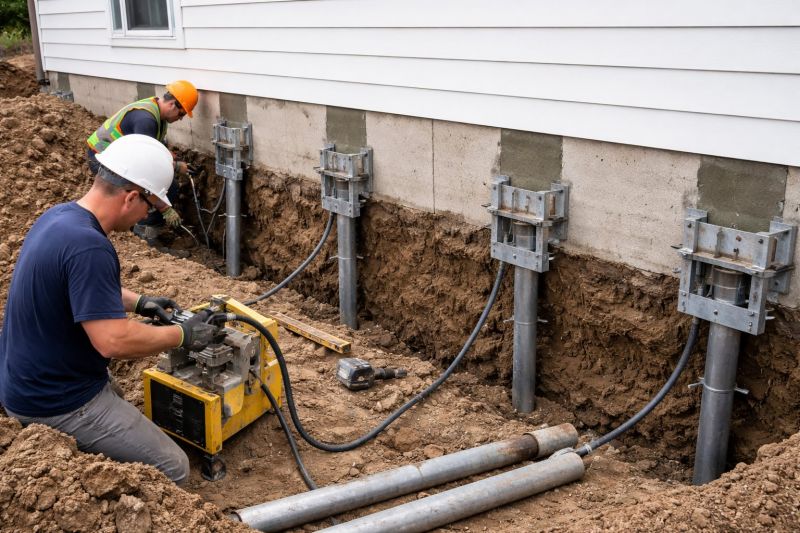 Helical Piers Installation in Ottawa, KS