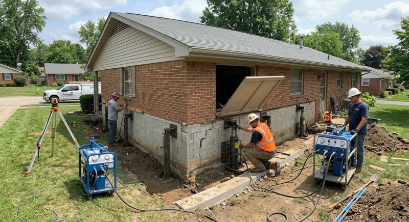 Home Foundation Leveling in Lawrence, KS