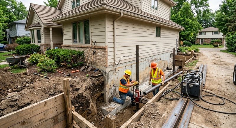 Home Foundation Repair in Garnett, KS