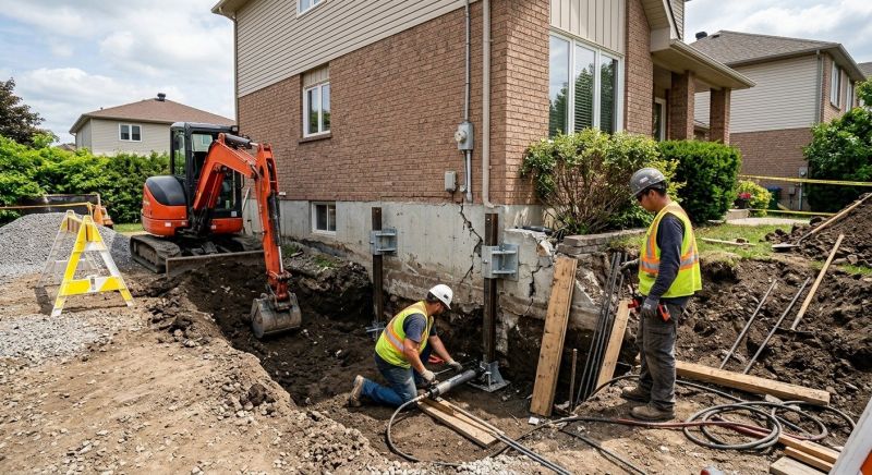 House Foundation Repair in Eudora, KS