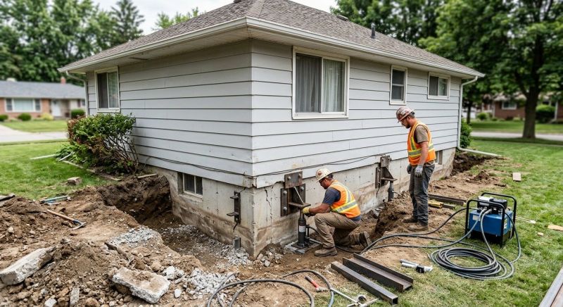 House Foundation Repair in Gardner, KS
