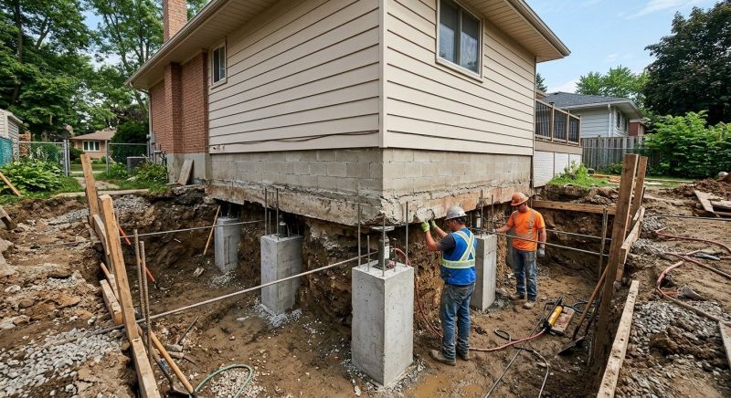 House Underpinning in Ottawa, KS