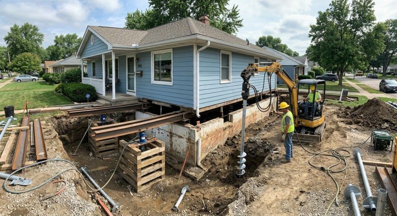 House Underpinning in Ottawa, KS