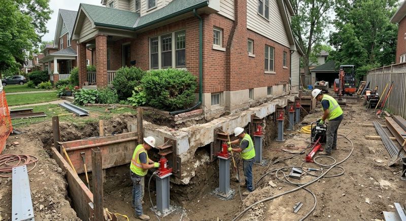 House Underpinning in Ottawa, KS