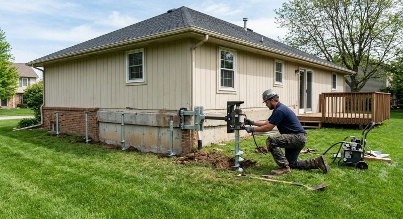 Settling Foundation Service in Gardner, KS