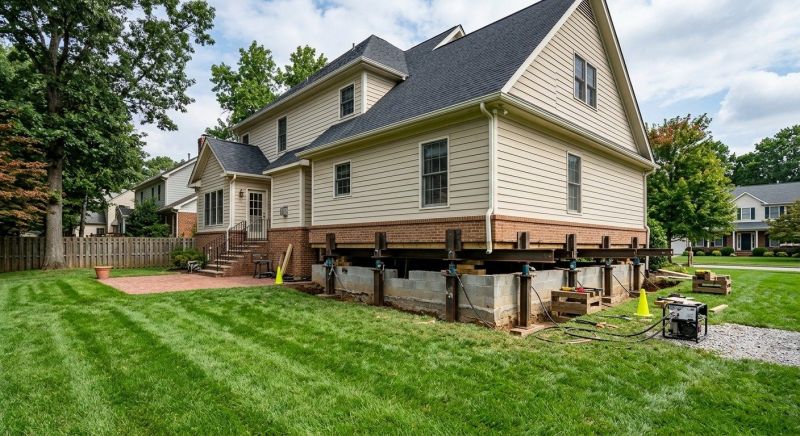Settling Foundation Service in Lawrence, KS
