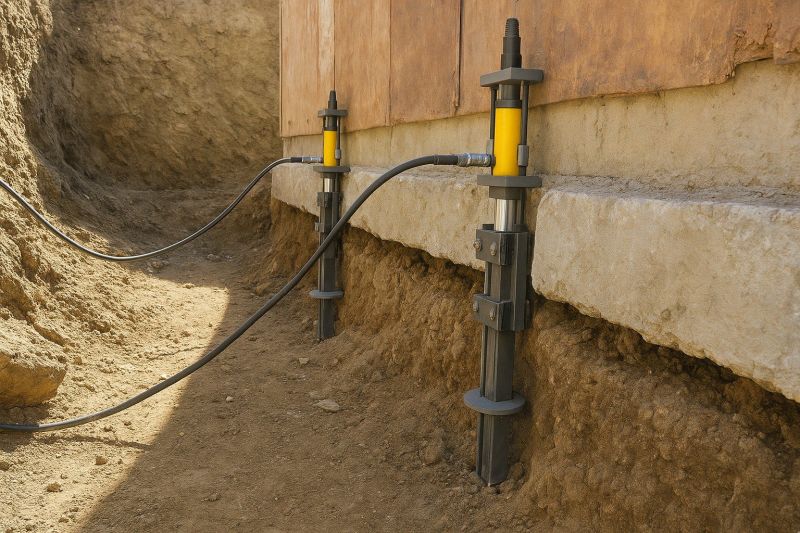 Sinking Foundation Lifting in Ottawa, KS