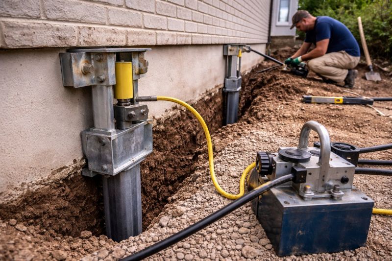 Sinking Foundation Repair in Eudora, KS