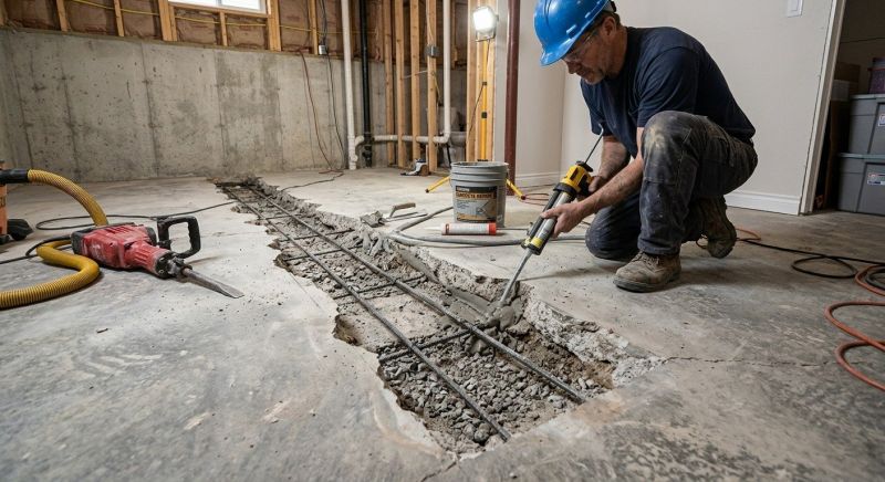 Slab Foundation Repair in Ottawa, KS